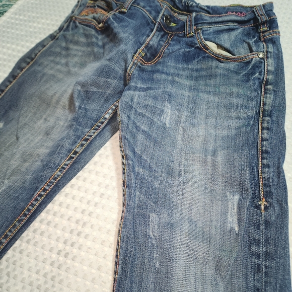 COWGIRL TUFF EUC WOMENS SZ 27 X 33 S109 DENIM BLUE JEANS PANTS - Picture 3 of 10